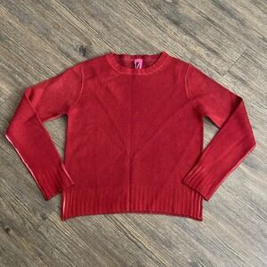 Alessandro Aste Wool Cashmere Red Sweater